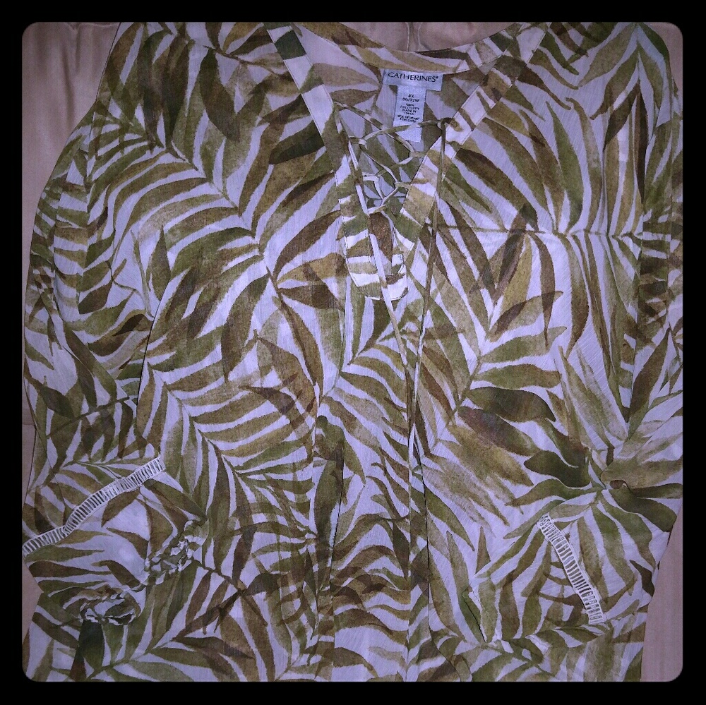 Catherine's flowy blouse size 4x